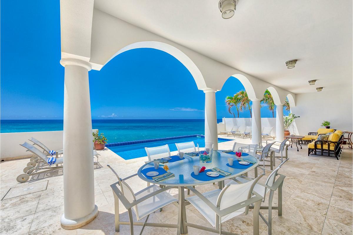Pool Villa St Martin - Outsitting area